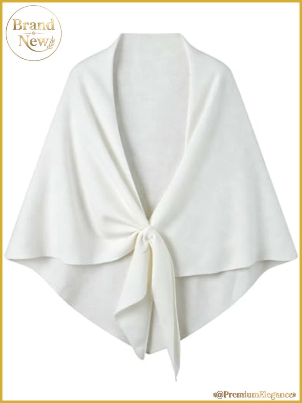 Soft Knit Pashmina Shawl Wrap for Women - One Size Sweater Cape Scarf
